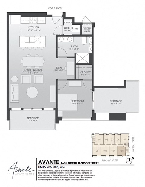 1601 N Jackson Street Studio-1 Bed Apartment for Rent - Photo Gallery 10